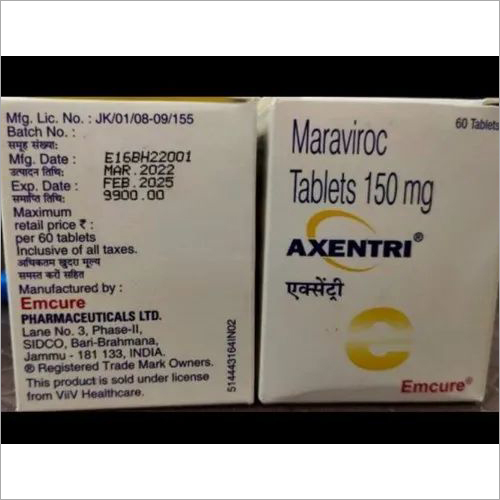 Axentri Maravir Ricec 150 Mg Tablets