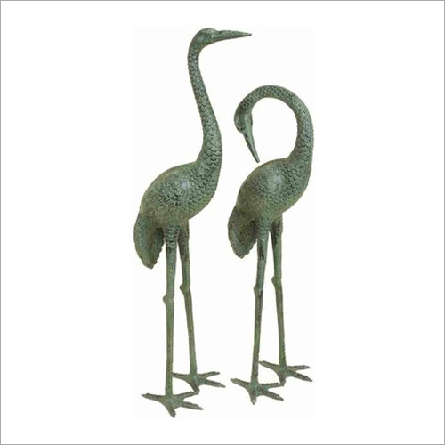 Green Animal Couple Statue