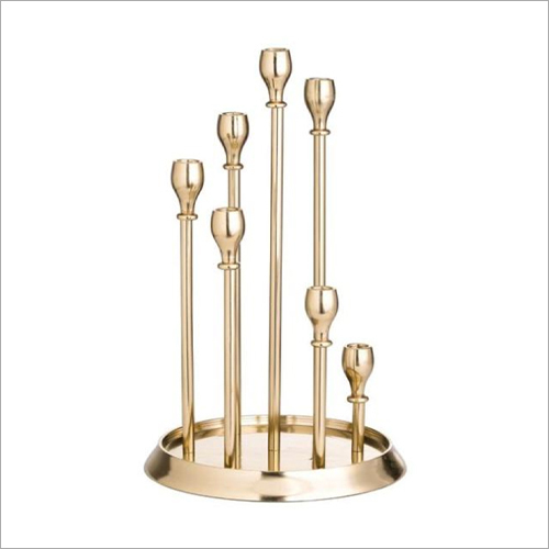 Polishing Metal Candle Stand