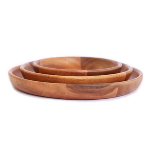 DE17 5610 ABC Wooden Trays - Wooden, Perfect for Dining or DÃ©cor | Rich Brown Color, Versatile Use for Home or Office Settings