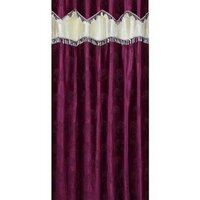 Ice Crush Ready Made Curtain Fabrics - 100% Polyester, 44 Inches Wide, Multicolor Printed Check Pattern, Recommended For Bars, Hotels, And Offices