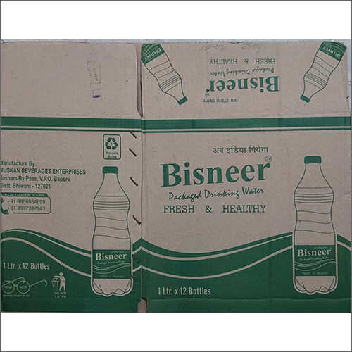 Laminated Material Water Bottle Packaging Box