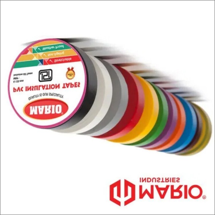 0.125Mm Pvc Insulation Tape - Color: Black