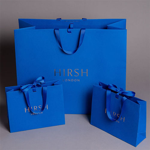 Brown Branded Paper Bags For Shopping Capacity 1kg