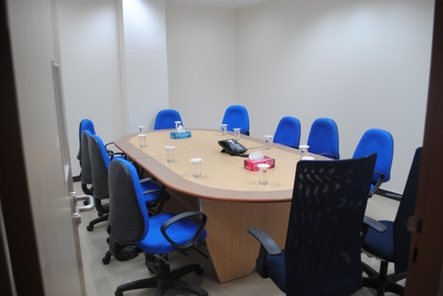 Conference Table - Wood, 8Ft x 4Ft Size | Indian Style, No Assembly Required, 1 Year Warranty