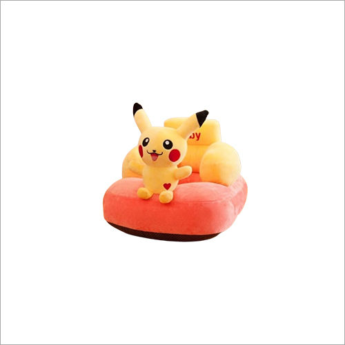 Pink-yellow Kids Pikachu Sofa Seats