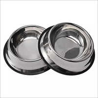 Silver Stainless Steel Pet Bowl