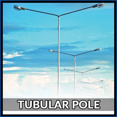 8 Mtrs Single Arm Tubular Pole