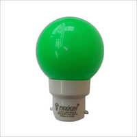 Green Led Night Bulb - Crystal And Ceramic Material, 0.5 Watt, Green Light Color, B22 Base Type | Ideal For Night Lamp, 220-240 Volt Input