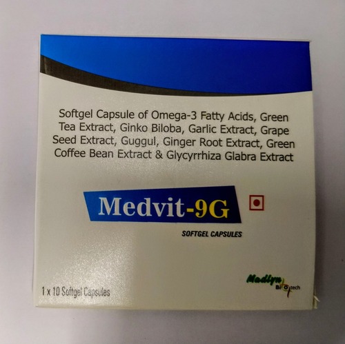 9G - Softgel Omega 3 Capsules - Drug Type: Health Supplements