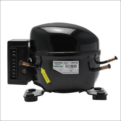 Black Single Phase Refrigerator Compressor