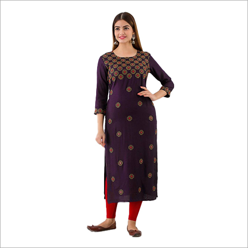 Ladies Round Neck Kurti