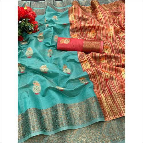 Party Wear Zari Weaving Sarees