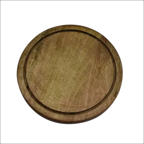 Wooden Round Serving Plate By ROYAL CRAFT