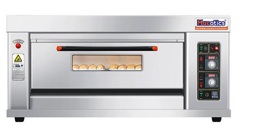 1 Deck 2 Tray Gas Deck Oven Capacity: 180 Kg/Day