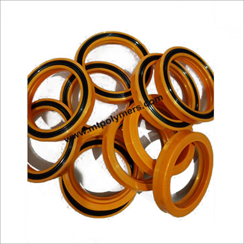PU Rod Seal - Polyurethane Material, Circle Shape, Orange Color | Mechanical Seal for Automotive Seal Kits, Industrial Usage