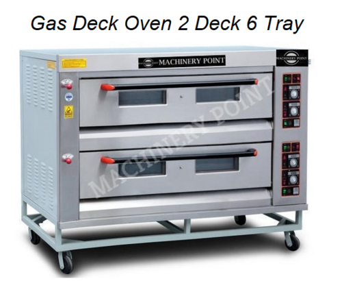 2 Deck 6 Tray Oven