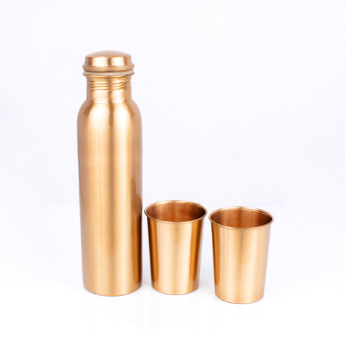 Matte Finish Bottle Glass Set Capacity: 1 Liter/Day