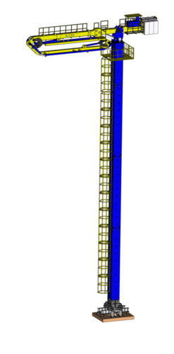 Spb 18R3S Inner Climbing Placer Booms Construction