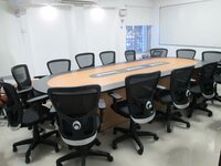 Conference Room Furniture - Particle Board, 6ft L X 4ft W X 2.5ft H | Edge Banded Finish, No Assembly Required, Custom Color Choice