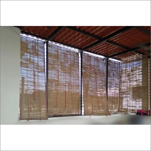 Brown Bamboo Window Blind