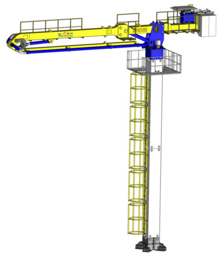 Stationary Placer Booms Spb 14S Construction