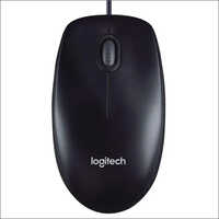 Plastic Logitech Computer Mouse - Durable Plastic Material, Ergonomic Design , Precision Tracking Technology, Smooth Scroll Wheel And Comfortable Grip