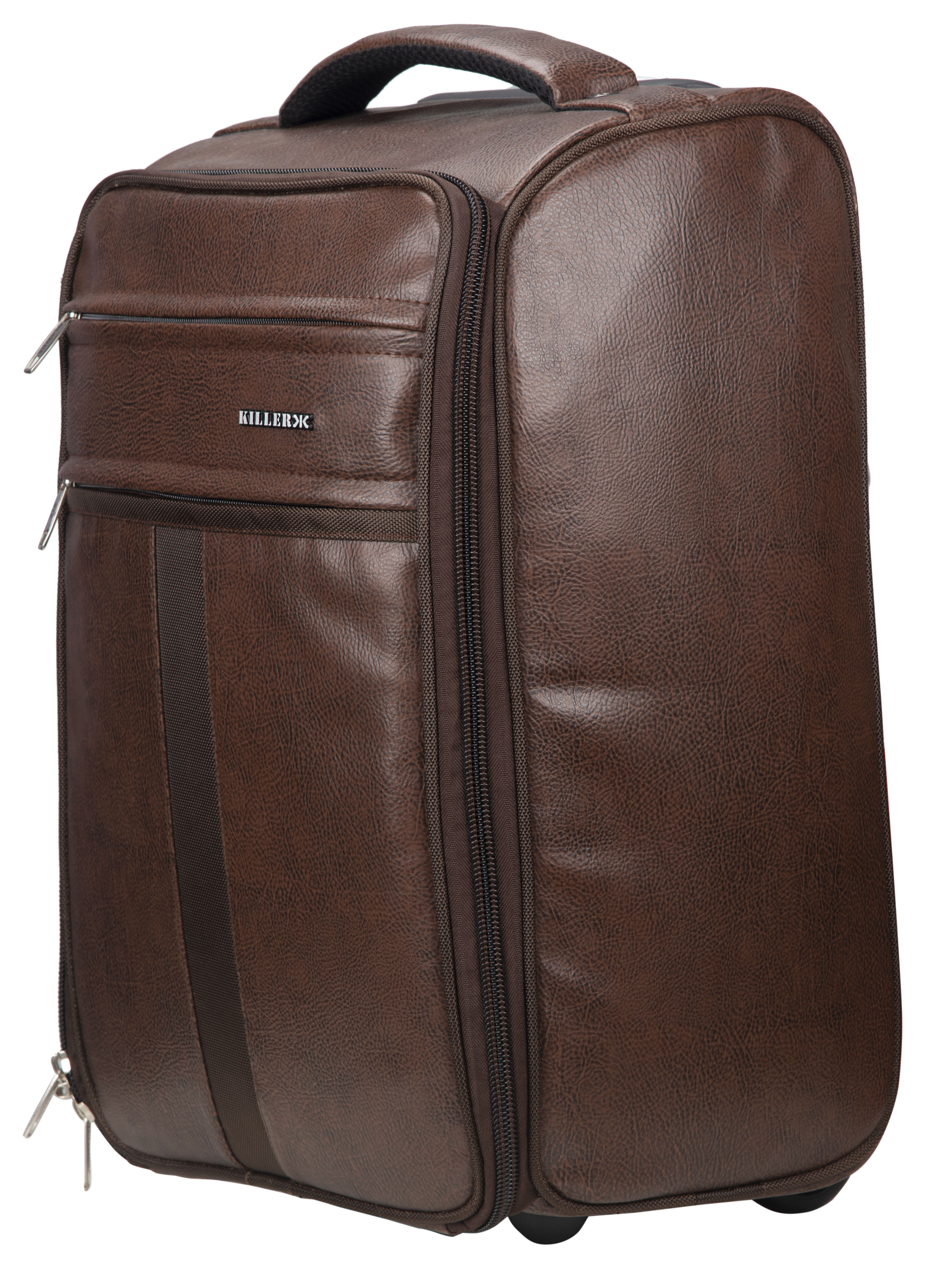 15.6 Inch Laptop Trolley Bag Synthetic Leather