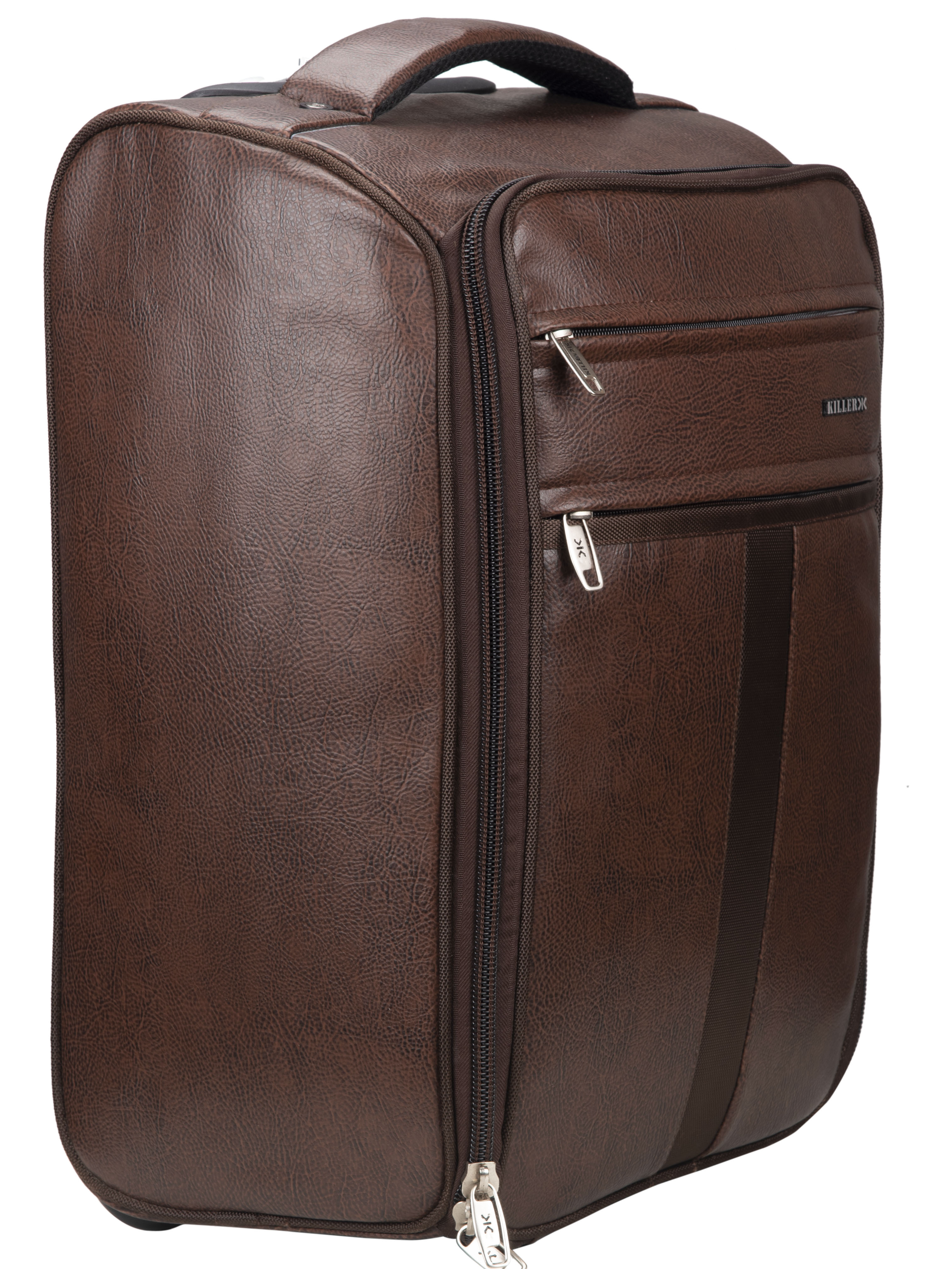 15.6 Inch Laptop Trolley Bag Synthetic Leather
