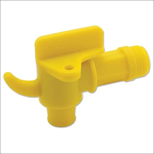 Yellow Polyethylene Drum Faucet Tap Usage: Industrial