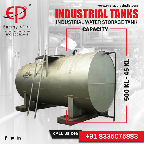 Grey Industrial Storage Tank