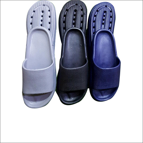 Mens EVA Slippers - Rubber, Customized Size, Available in Different Colors - PU Upper Material for Enhanced Comfort and Durability