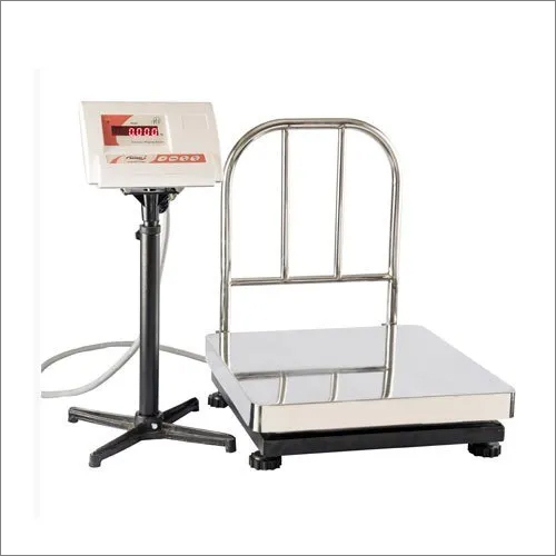 White Industrial Platform Weighing Scale