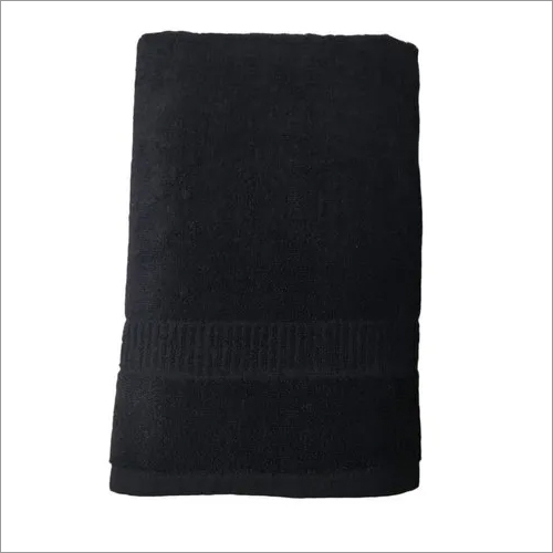 Black Bath Towel