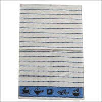 Cotton Kitchen Towel - 100% Cotton, Rectangular Shape, White Color | Quick Dry, Hand & Machine Washable, Fade Resistant, Extra Absorbent