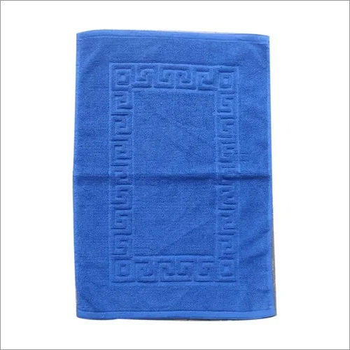 Blue Cotton Face Towel
