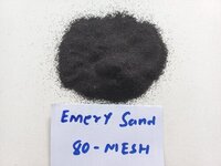 Emery Sand - 20-40, 30-60, 80, 120 Mesh | Jet Black, Low Dusting, Eco-friendly Abrasive