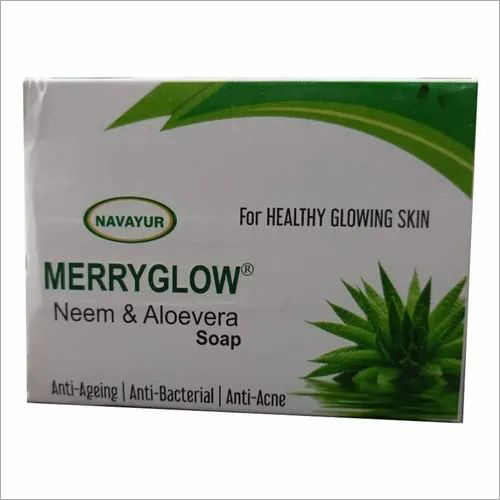 Merryglow Neem And Aloevera Soap Age Group: Suitable For All