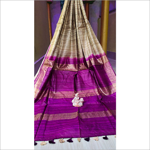 Classic Ghicha Silk Contrast Saree