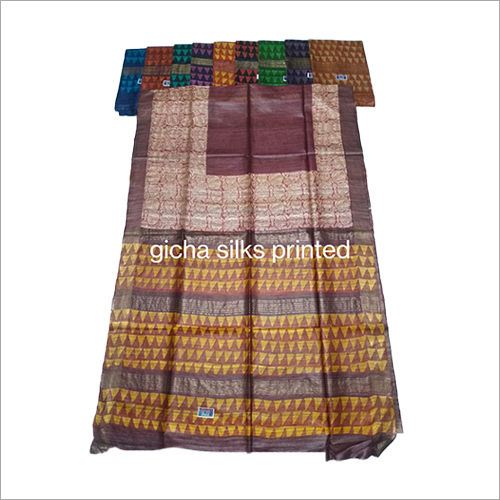 Classic Ghicha Silk Printed