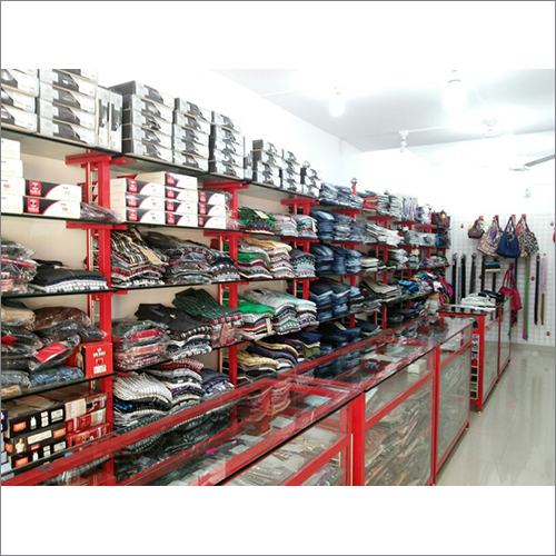 Power Clothing Display Rack - Steel, Customized Size | Polished Finish, Commercial Use, Maximize Storage Space