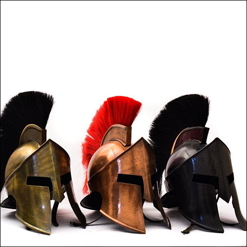 Black Medieval Helmets