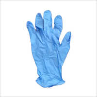 Pvc Hand Gloves - Acrylic Lining, Full Finger Style, Blue Color | Chemical Resistant, Multi-industrial & Hospital Use, Plain Pattern