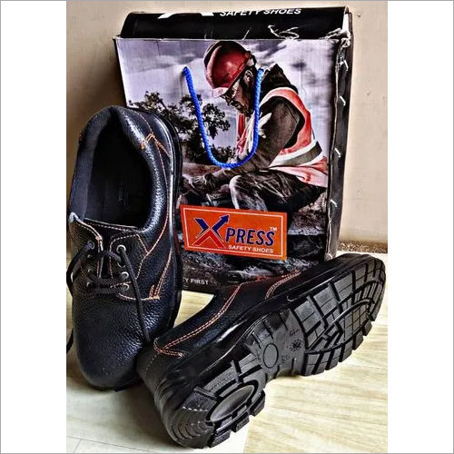 Black Pu Safety Shoes