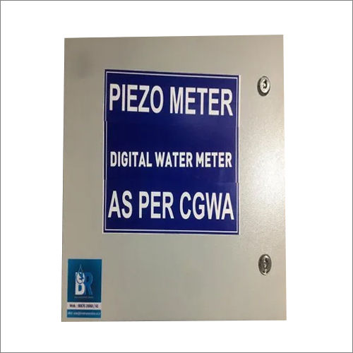 Grey Stainless Steel Digital Water Meter