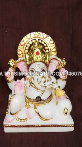 Marble Ganesh Ji Sculpture