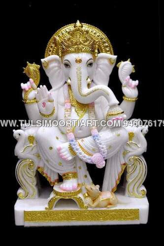 Ganesh Marble Murti