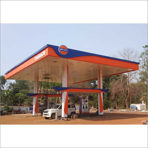 Indian Oil Petrol Pump Canopy