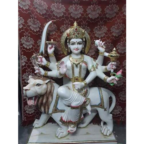 Marble Durga Moorti