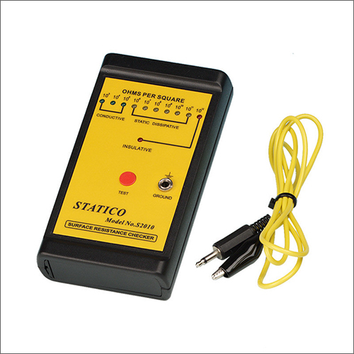 Yellow Esd Human Body Voltage Tester